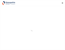 Tablet Screenshot of osteopathie-achten.nl